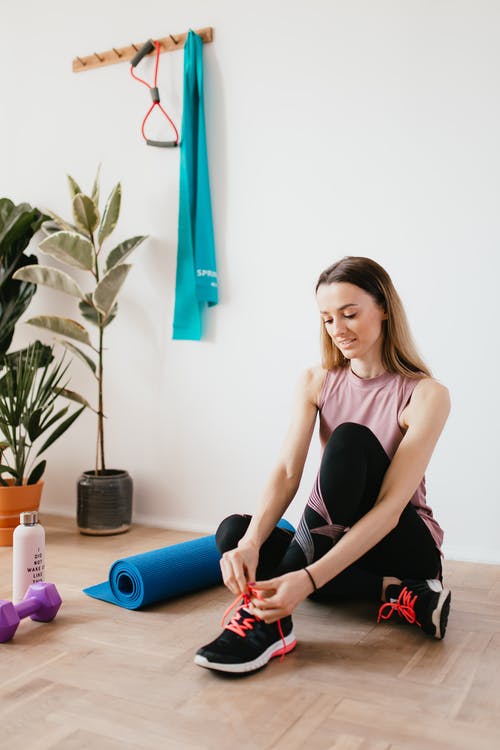 pilates photo portrait of girl body